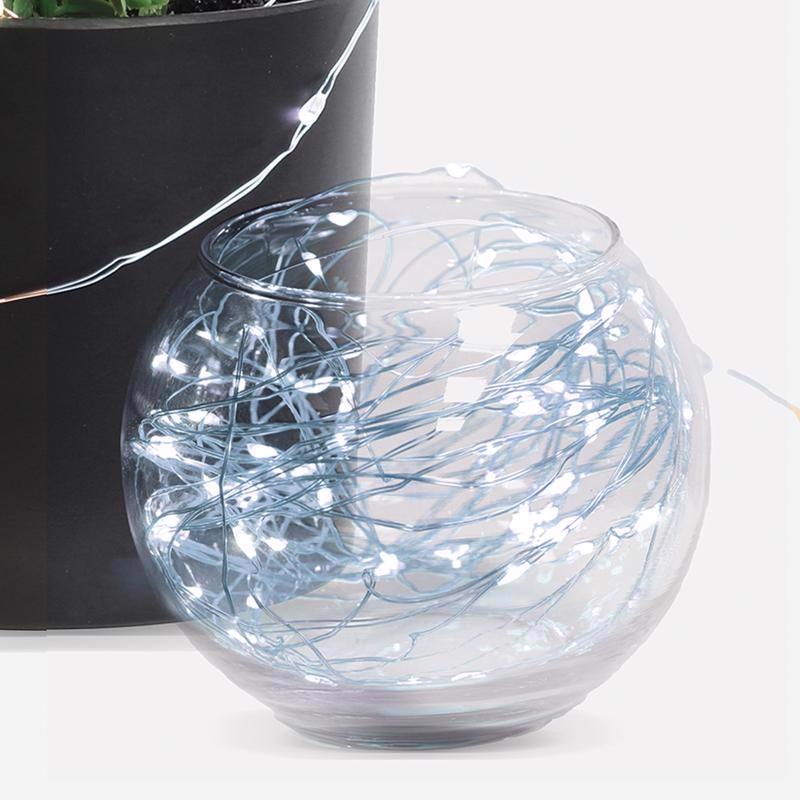 Feit LED Fairy String Lights Cool White 30 ft. 100 lights