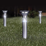 Feit OneSync Brushed Nickel Solar Powered 40 W LED Bollard Light 1 pk