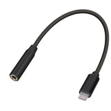 Fabcordz Black Adapter Lightning Audio Adapter For Universal