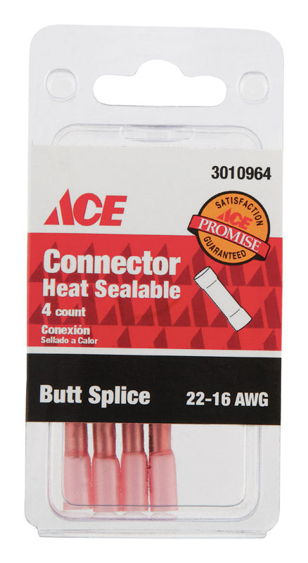 Ace Butt Connector Red 4 pk