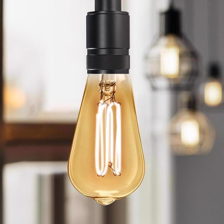 Feit ST19 E26 (Medium) Filament LED Bulb Warm White 40 Watt Equivalence 2 pk