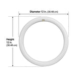 Feit T9 4-Pin LED Tube Light Color Changing 32 Watt Equivalence 1 pk