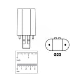 Feit Linear PL G23 LED Tube Light Soft White 9 Watt Equivalence 1 pk