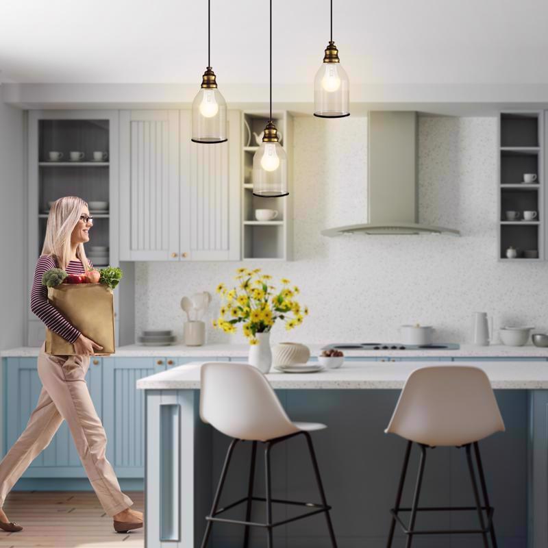 Feit A19 E26 (Medium) LED Bulb Adjustable White 40 Watt Equivalence 2 pk