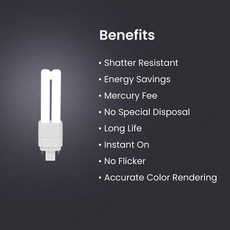 Feit Linear PL GX23-2 LED Bulb Cool White 13 Watt Equivalence 1 pk