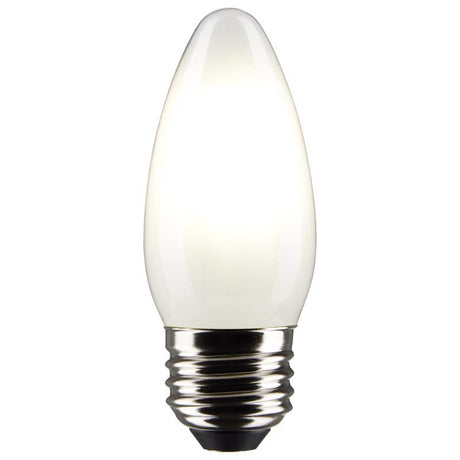Satco B11 E26 (Medium) Filament LED Bulb Warm White 40 Watt Equivalence 2 pk