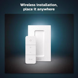Philips Hue White Wireless Dimmer Switch w/Remote Control 1 pk