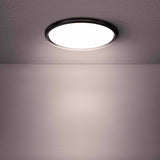 Feit EDGELIT 1.4 in. H X 11 in. W X 11 in. L Matte Black Black LED Flat Panel Light Fixture