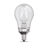 Feit White A15 E26 (Medium) Filament LED Bulb Soft White 75 Watt Equivalence 2 pk