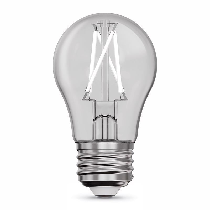 Feit White A15 E26 (Medium) Filament LED Bulb Daylight 75 Watt Equivalence 2 pk