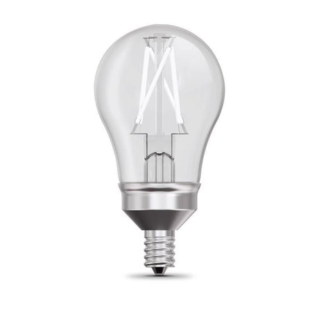 Feit White A15 E12 (Candelabra) Filament LED Bulb Daylight 75 Watt Equivalence 2 pk