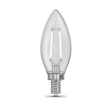 Feit White B10 E12 (Candelabra) Filament LED Bulb Daylight 40 Watt Equivalence 2 pk