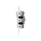 Leviton Decora Edge 15 amps Single Pole Rocker Switch White 10 pk