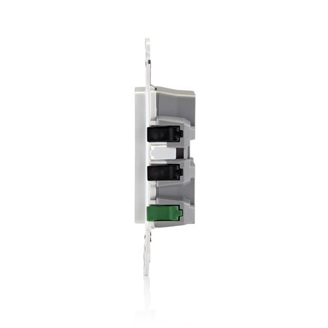 Leviton Decora Edge 15 amps 125 V Duplex White Tamper Resistant Outlet 5-15 R 10 pk