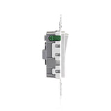 Leviton Decora Edge 15 amps Single Pole Rocker Rocker Switch White 1 pk