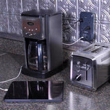 Monster Just Power it Up 0 ft. L 6 outlets Wall Tap Surge Protector w/USB Black 1200 J