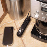 Monster Just Power It Up 4 ft. L 3 outlets Power Strip Black