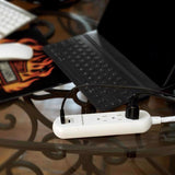 Monster Just Power It Up 4 ft. L 3 outlets Power Strip White