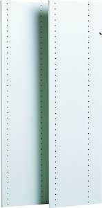 Easy Track RV1447 Closet Panel, 48 in L, 5/8 in W, Particleboard, White