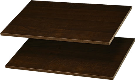 Easy Track RS1423-T Series Adjustable Shelf, Truffle, 100 lb, 14 in L, 23-7/8 in W, Wood
