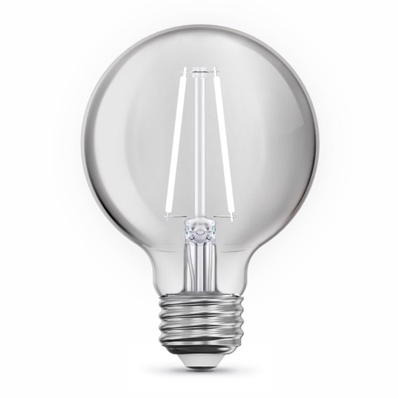 Feit White G25 E26 (Medium) Filament LED Bulb Daylight 40 Watt Equivalence 3 pk