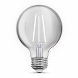 Feit White G25 E26 (Medium) Filament LED Bulb Daylight 60 Watt Equivalence 3 pk