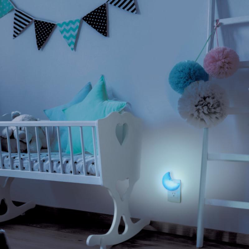 Globe Electric Automatic Plug-in Moon LED Night Light