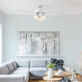 Westinghouse Vintage 52 in. White LED Indoor Ceiling Fan