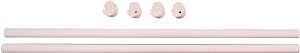 Easy Track RR1036 Wardrobe Rod, 1 in Dia, 35 in L, Steel