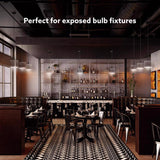 Feit Square E26 (Medium) Filament LED Bulb Soft White 40 Watt Equivalence 1 pk