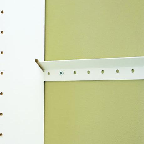 Easy Track RE1048 Rail, 14 ga Thick Material, 48 in W, Steel