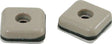 Shepherd Hardware 9240 Furniture Pad, Square, 1 in Dimensions, 75 lb, Polyethylene, Tan, 8 PK