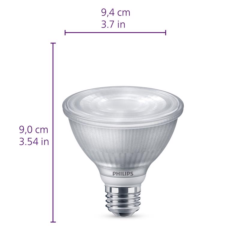 Philips PAR30 E26 (Medium) LED Bulb Bright White 75 Watt Equivalence 1 pk