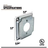 Southwire Square Steel Box Cover