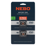 NEBO Mycro 250 lm Black/Gray LED Head Lamp