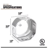 Southwire New Work Octagon Steel Extension Ring