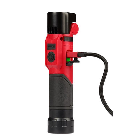Milwaukee 500 lm Black/Red LED Rechargeable Flashlight