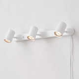 Globe Electric Matte White 3 lights LED Track Light Fixture