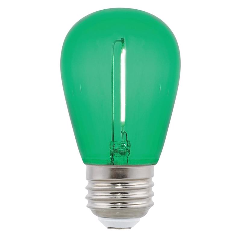 Westinghouse Edison Style S14 E26 (Medium) LED Bulb Green 40 Watt Equivalence 1 pk