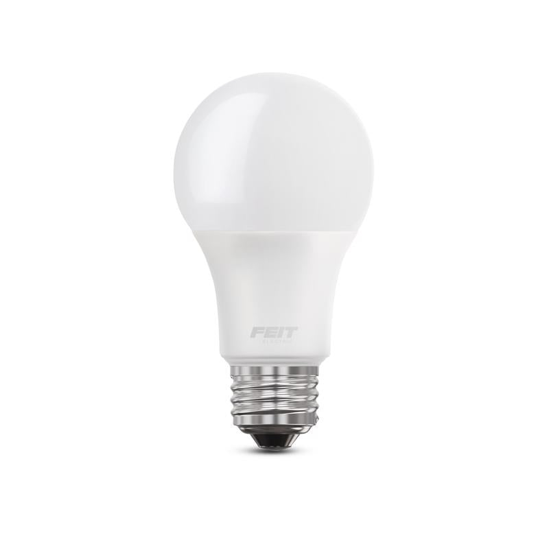 Feit A19 E26 (Medium) LED Bulb Soft White 75 Watt Equivalence 4 pk