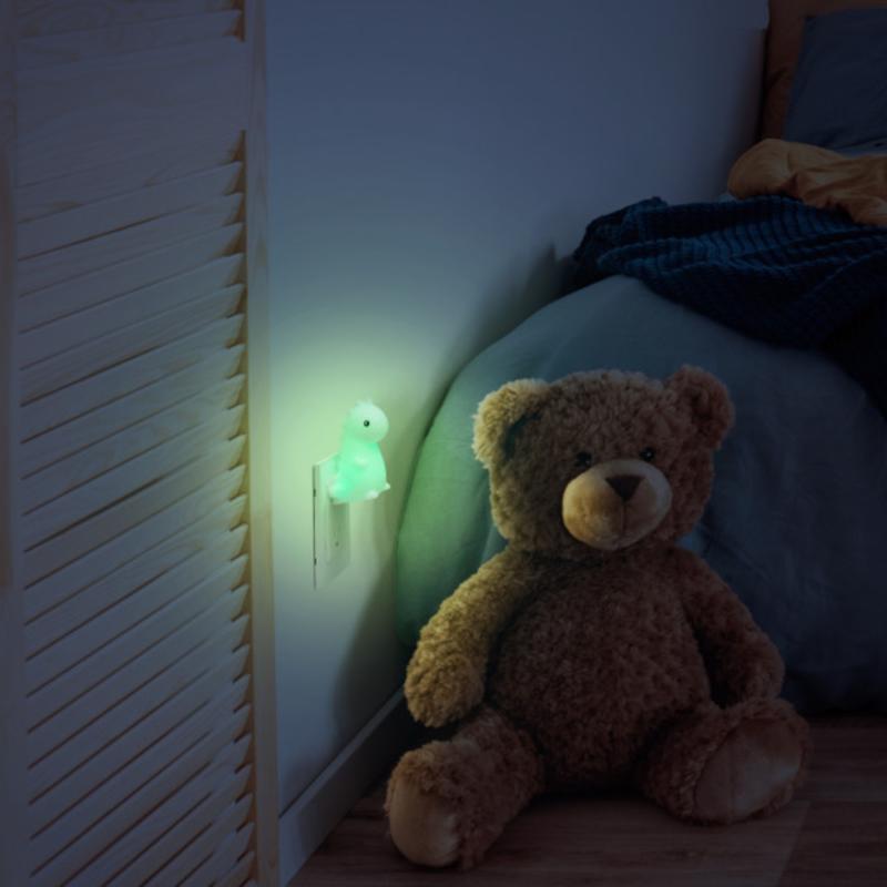 Globe Electric Automatic/Manual Plug-in Dinosaur LED Night Light