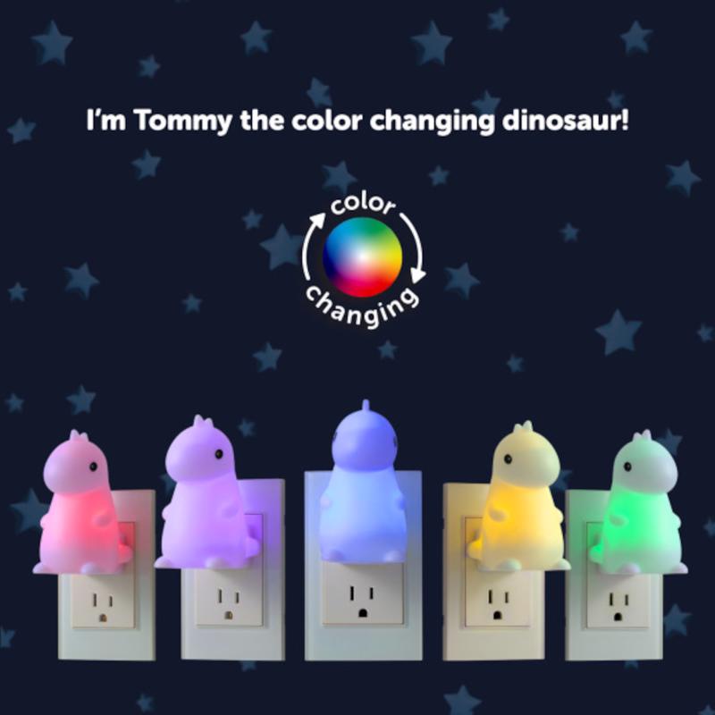 Globe Electric Automatic/Manual Plug-in Dinosaur LED Night Light