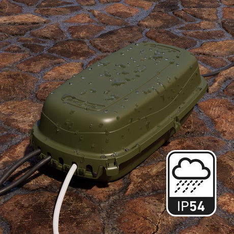 D-Line New and Old Work Rectangle Plastic Weatherproof Box Green