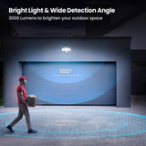 Feit Motion-Sensing Solar Powered LED White Security Floodlight
