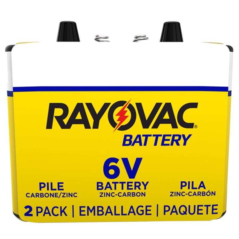 Rayovac Zinc Carbon 6-Volt 6 V 8.5 mAh Lantern Battery 2 pk