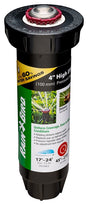 Rain Bird 22SAPROPR Mini Pop-Up Rotor Sprinkler, Full-Circle, 2.6 gpm, 1/2 in Connection, FNPT, 4 in H Pop-Up, Plastic
