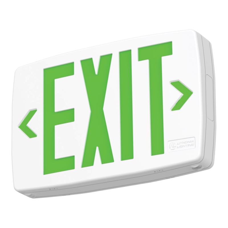 Lithonia Lighting LQM Switch Hardwired LED White Exit Sign