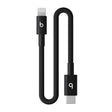 Beats Lightning to USB-C Cable 8 in. Black