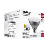 Satco PAR30SN E26 (Medium) LED Bulb Tunable White/Color Changing 75 Watt Equivalence 1 pk