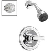 Peerless P188710 Shower Faucet, 1.75 gpm, Brass, Chrome Plated, Lever Handle, 1-Handle